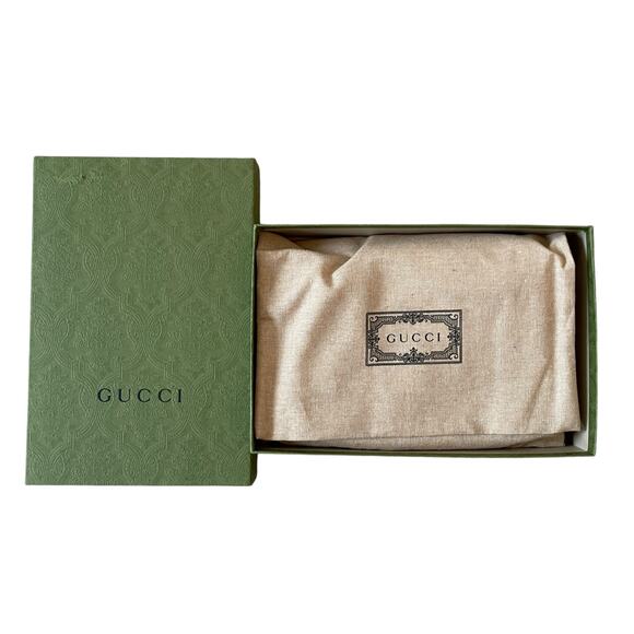 Gucci GG Supreme Ophidia Mini Crossbody Bag Beige/Ebony Coated Canvas NEW - Picture 6 of 14